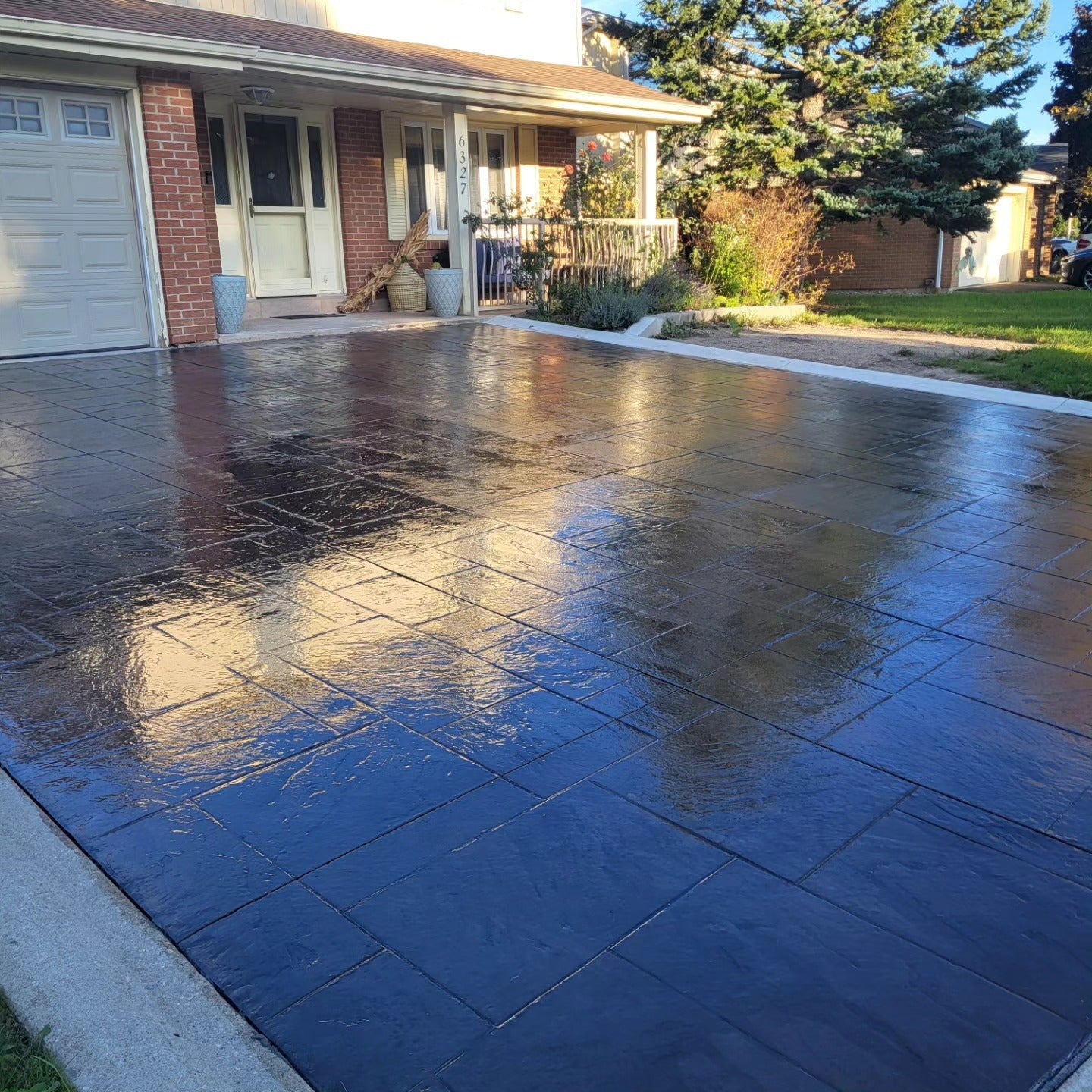 Stamped Concrete Sealing – Aztec Interlock